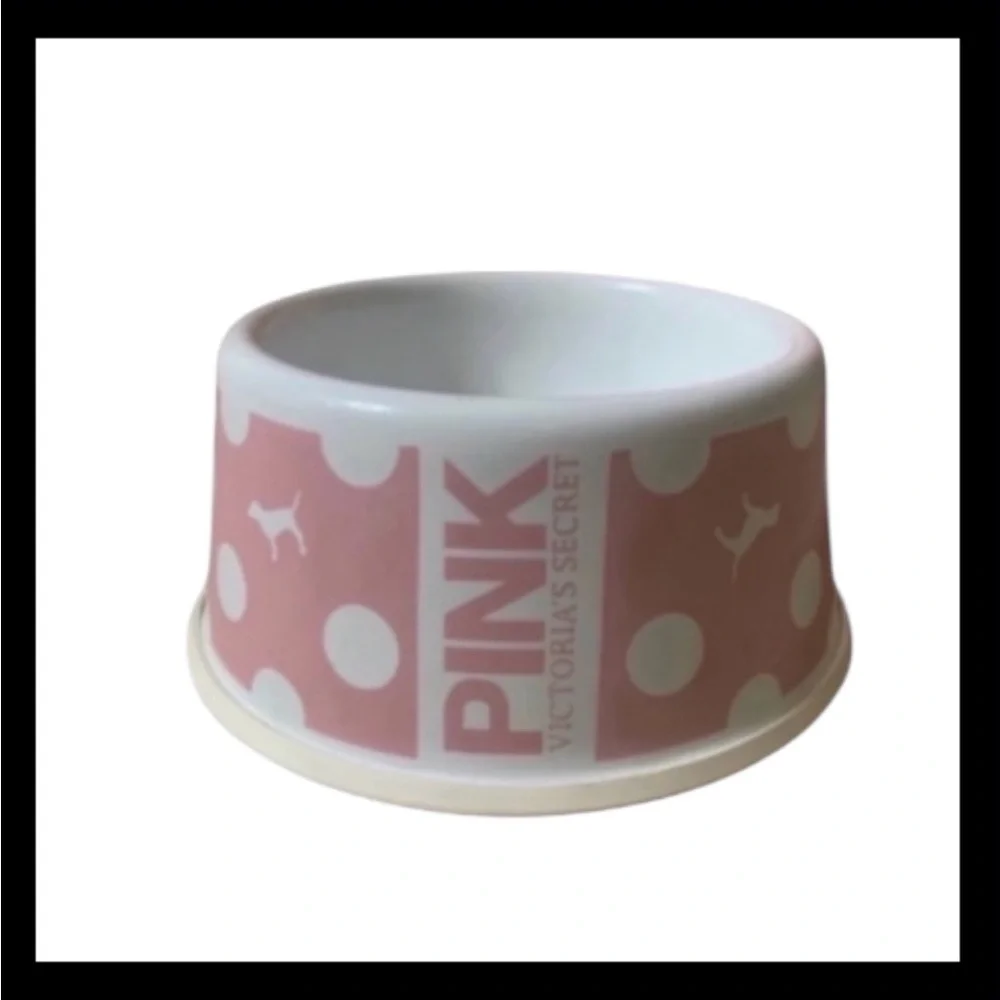 Vintage Victoria’s Secret Pink Very Rare Collectible Dog Bowl NWOT